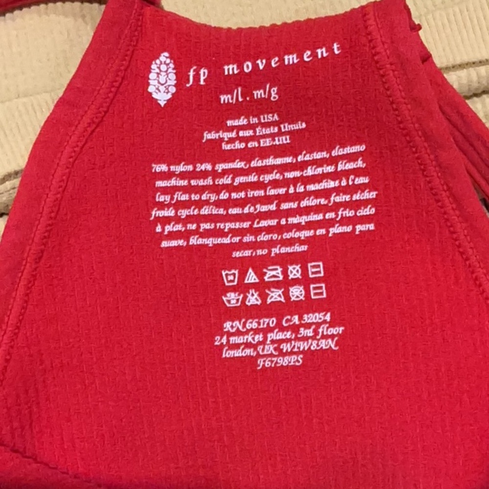 Free People Scarlet Ribbed Tank - Picture 6 of 6